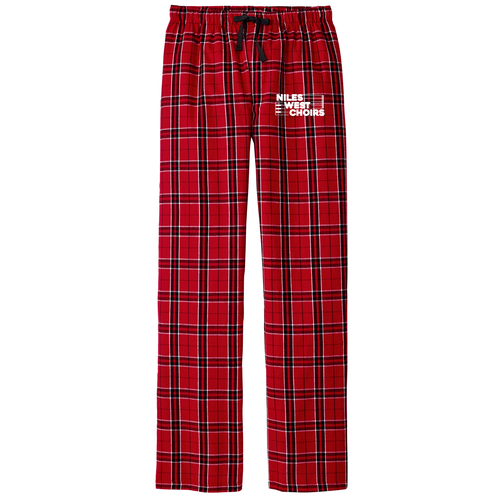District Flannel Plaid Pant -- New Red