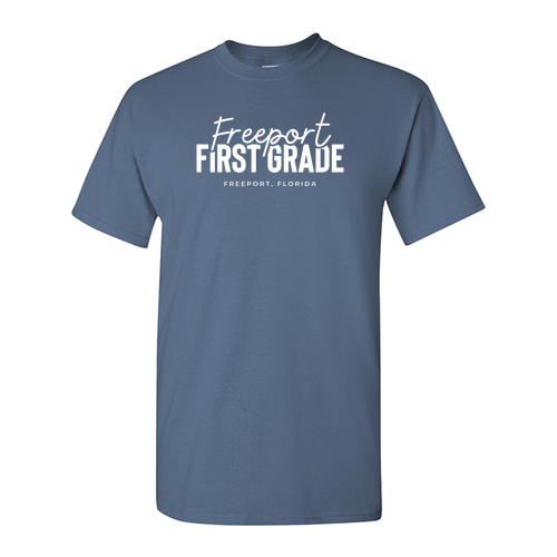 Adult Class Boswell Indigo Blue Tee