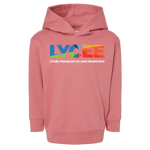 Toddler Pullover Fleece Hoodie -- Mauvelous