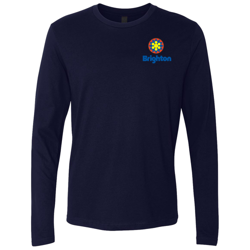 Brighton Logo 2 Full color -- Long Sleeve Midnight Navy