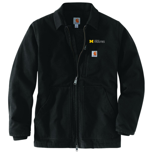 Carhartt Sherpa-Lined Coat -- Black