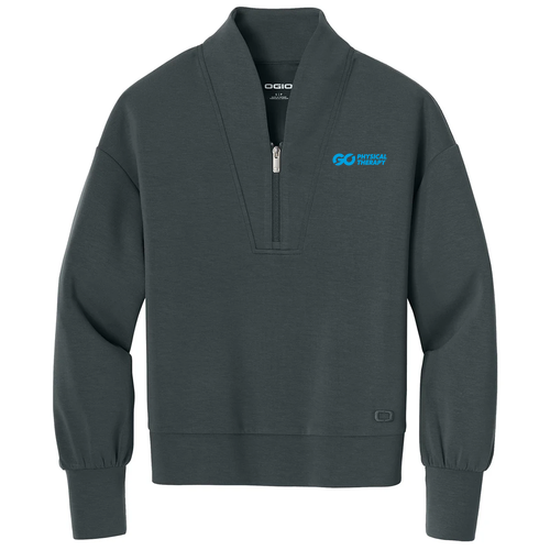 OGIO Women’s Transcend 1/4-Zip -- Tarmac Grey
