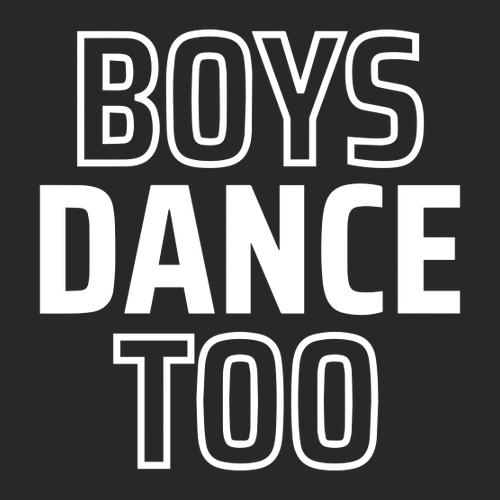 Boys Dance Too Mens/Unisex Bella Canvas Fleece Drop Shoulder Hoodie -- Black
