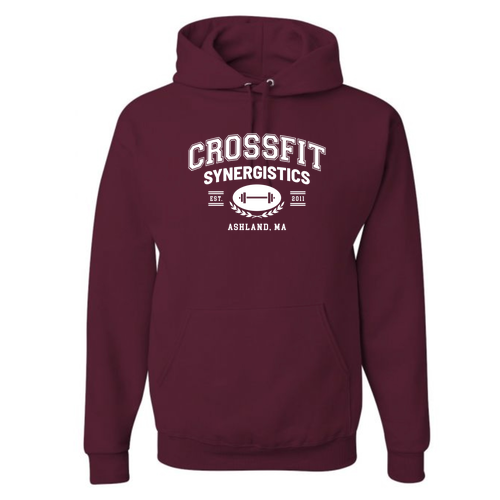 Jerzees 8 oz 50/50 Nublend Adult Hooded Sweatshirt -- Maroon