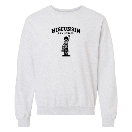 Black Lady Justice Sweatshirt — Ash