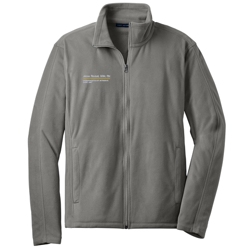 Port Authority Microfleece Jacket -- Pearl Grey