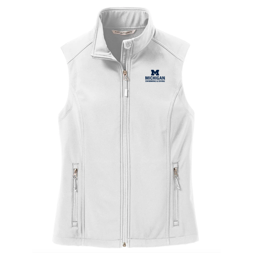 Ladies Port Authority Puffer Vest -- Marshmallow