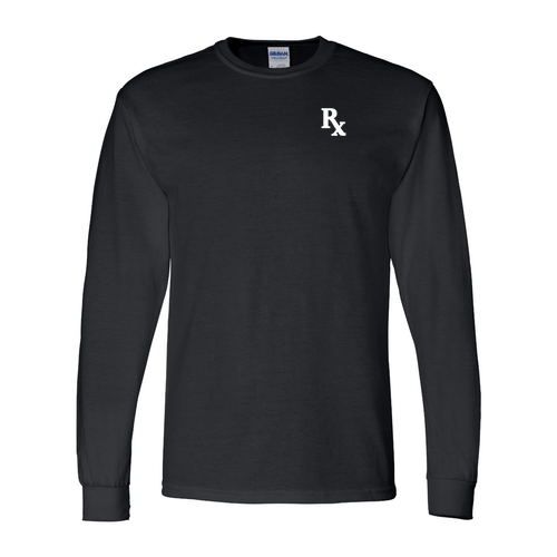 Mens/Unisex Gildan DryBlend 50/50 Longsleeve T-Shirt -- Black