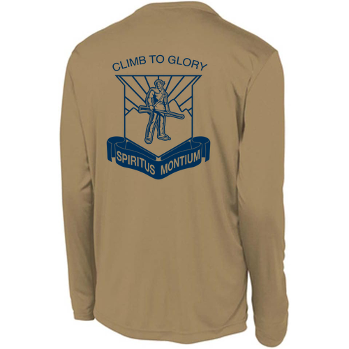 Sport Tek Long Sleeve Competitor -- Coyote Brown