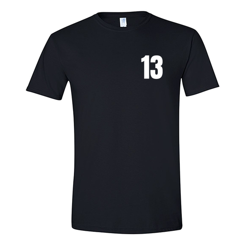 SoftStyle T-Shirt You're Not Alone Design -- Black