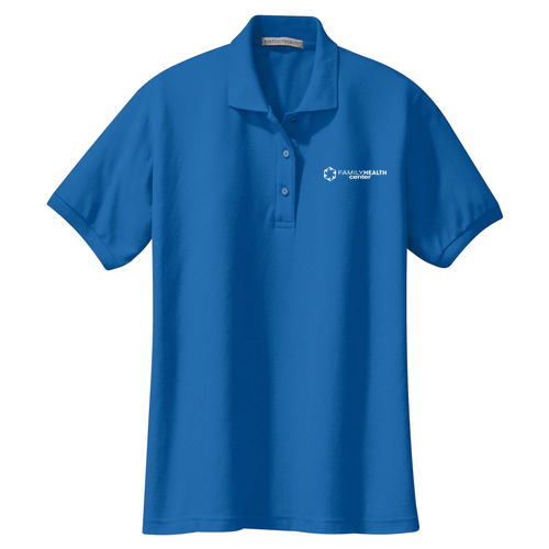 Port Authority Ladies Silk Touch Sport Shirt. -- Royal