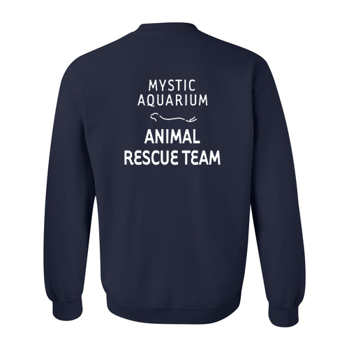 Mystic Aquarium Animal Rescue Program Crew Neck Sweatshirt (Navy)