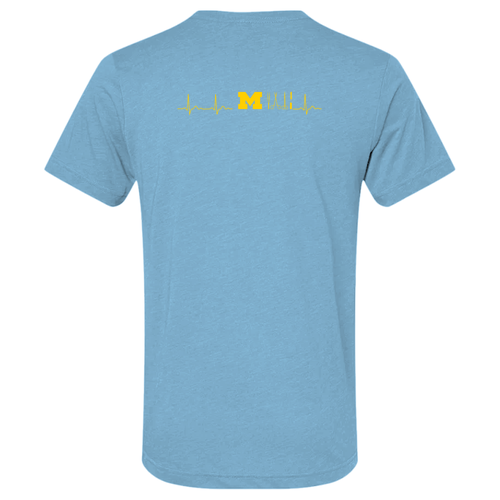 Operating Rooms Mens/Unisex Bella Canvas Triblend Short Sleeve T-Shirt -- Solid Blue
