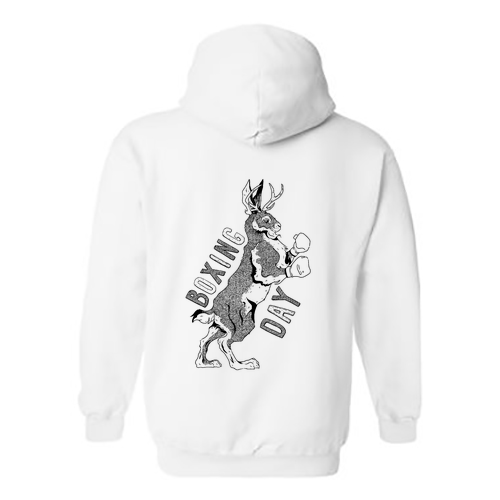 Gildan Heavy Blend Hooded Sweatshirt -- White