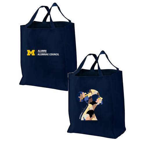 Port Authority Ideal Twill Grocery Tote -- Navy