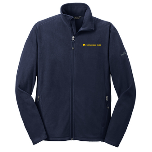 Eddie Bauer Full Zip Microfleece Jacket -- Navy, $58