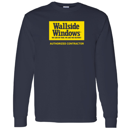 Gildan Heavy Cotton Longsleeve Basic T-Shirt -- Navy