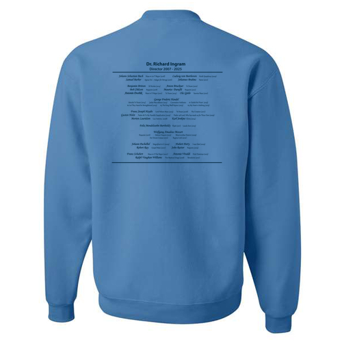 Jerzees 8 Oz., 50/50 Nublend Fleece Crewneck Sweatshirt -- Columbia Blue