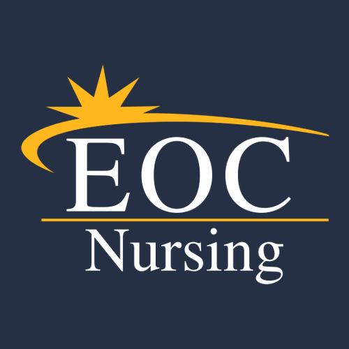 EOC Nursing Gildan SoftStyle Long Sleeve T Shirt -- Navy