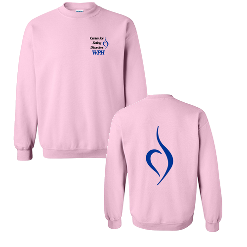 Gildan Heavy Blend Crew Neck Sweatshirt -- Light Pink