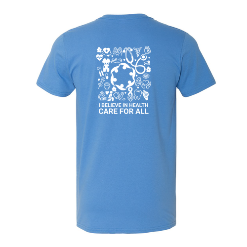 Health Care For All Screen Printed Softstyle Tee Iris