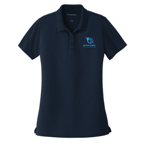 Port Authority Ladies Dry Zone UV Micro Mesh Polo -- River Blue Navy