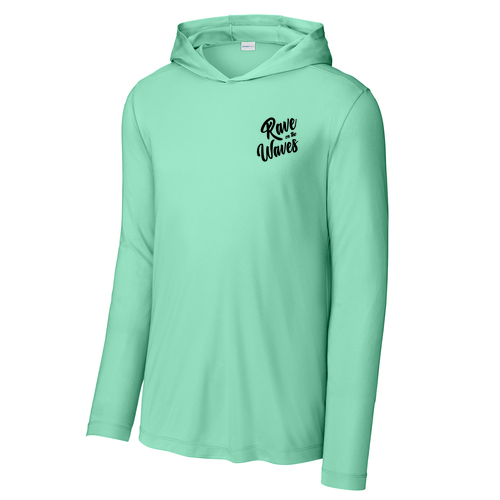 Sport-Tek Posi-UV Pro Long Sleeve Hoodie -- Bright Seafoam