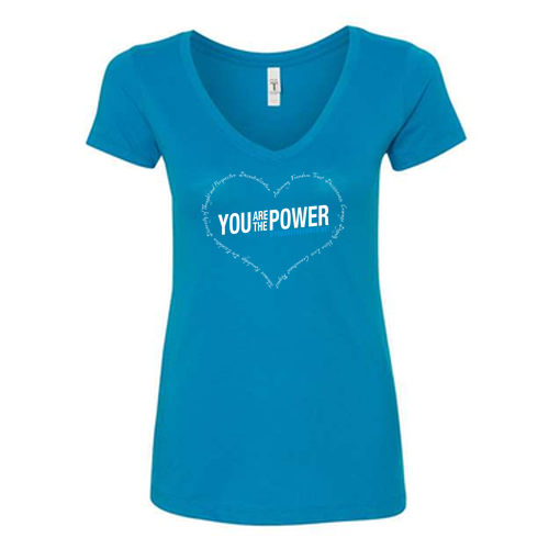Next Level Ladies Ideal V-Neck Tee -- Turquoise