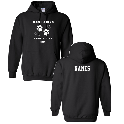 Gildan Heavy Blend Hooded Sweatshirt -- Black