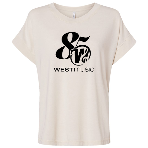 LAT Ladies Vintage Wash Tee -- Washed Natural Vertical