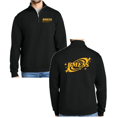 Gildan Unisex Heavy Blend Quarter-Zip Sweatshirt -- Black