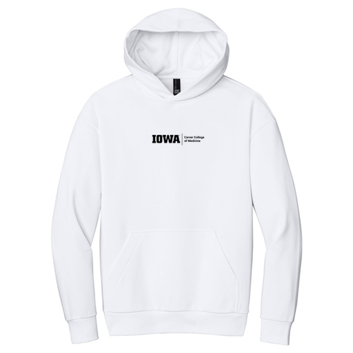 Embroidered CCOM District V.I.T. Heavyweight Fleece Hoodie -- White