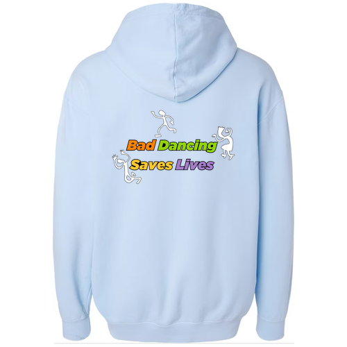 Jerzees 8 oz 50/50 Nublend Adult Hooded Sweatshirt -- Light Blue