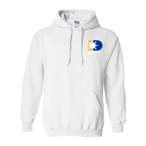 Gildan Heavy Blend Hooded Sweatshirt -- White