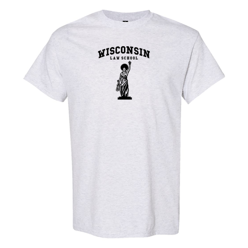 Black Lady Justice T-shirt — Ash