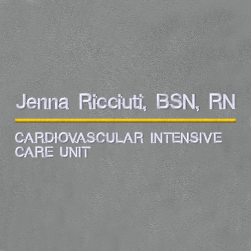 Embroidered District® Cloud Fleece Crew -- Heathered Steel