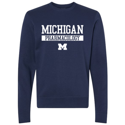 J. America Soft BTB Fleece Crewneck Sweatshirt -- True Navy