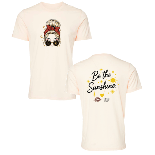 Yellow Sun Doll Short Sleeve Tee