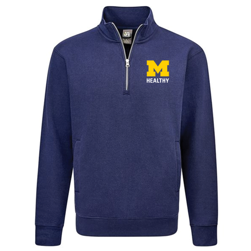 Unisex J America Fleece 1/4 zip -- True Navy