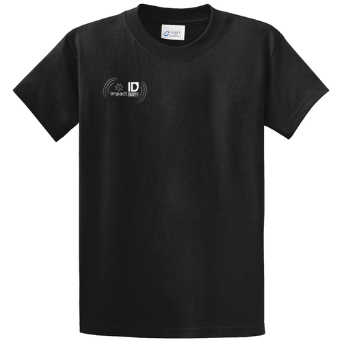Port and Company Tall 100% Cotton Tee -- Jet Black