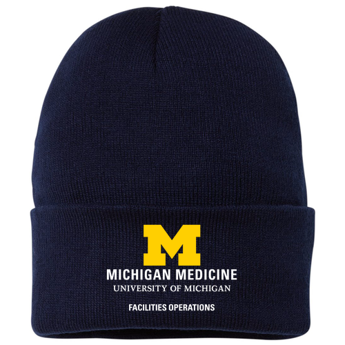 Sportsman Soft Solid 12" Cuffed Beanie -- Navy, $16