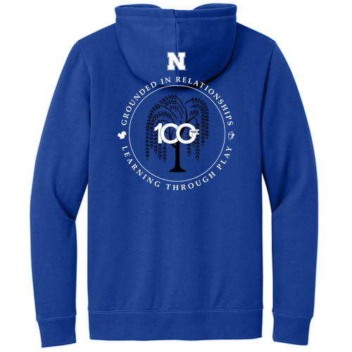 Adult 100 Years Hoodie -- Royal