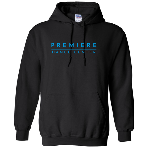 Mens/Unisex Gildan Heavy Blend Hooded Sweatshirt -- Black