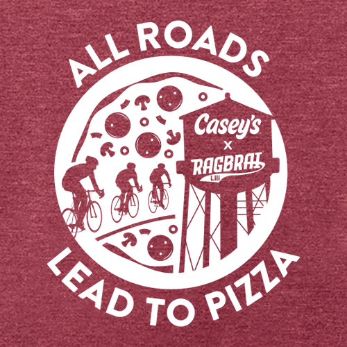 District Threads Very Important Tee -- Heathered Red