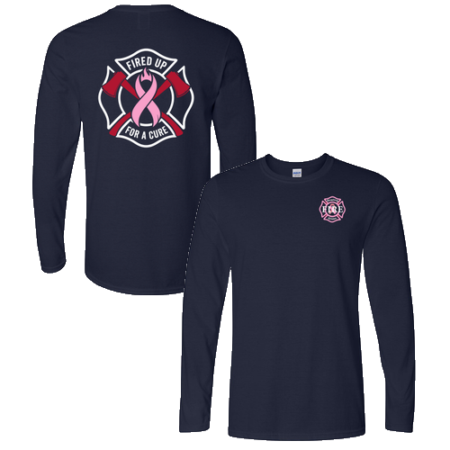Gildan Softstyle Longsleeve T Shirt -- Navy