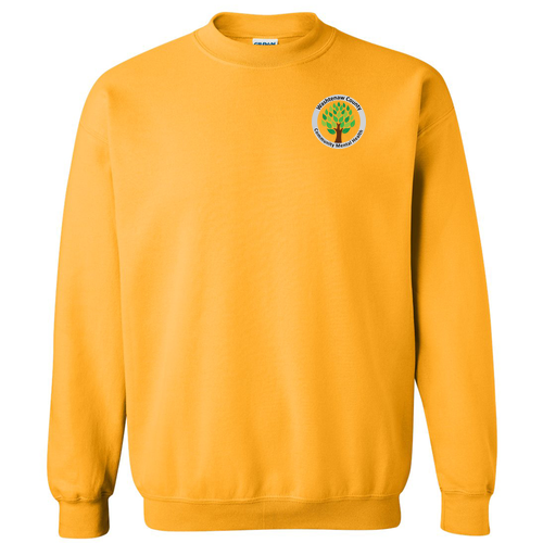 Gildan Heavy Blend Crew Neck Sweatshirt -- Gold