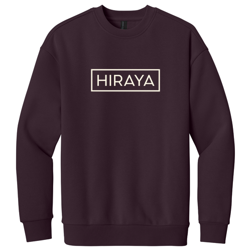 Hiraya Classic Logo Crewneck Sweatshirt -- Bordeaux
