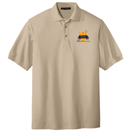 Port Authority Silk Touch Sport Shirt -- Stone