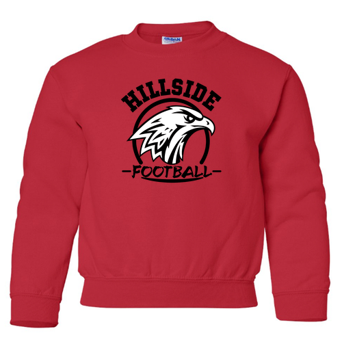 Gildan Heavy Blend Youth Crew Neck Sweatshirt -- Red