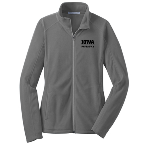 Port Authority Ladies Microfleece Jacket -- Pearl Grey